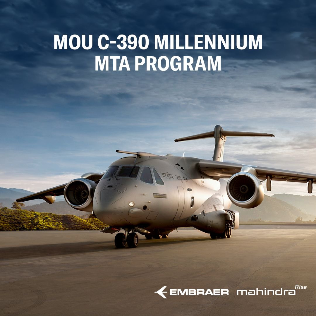 Embraer E Mahindra Defence Systems Anunciam Colabora O Para O C