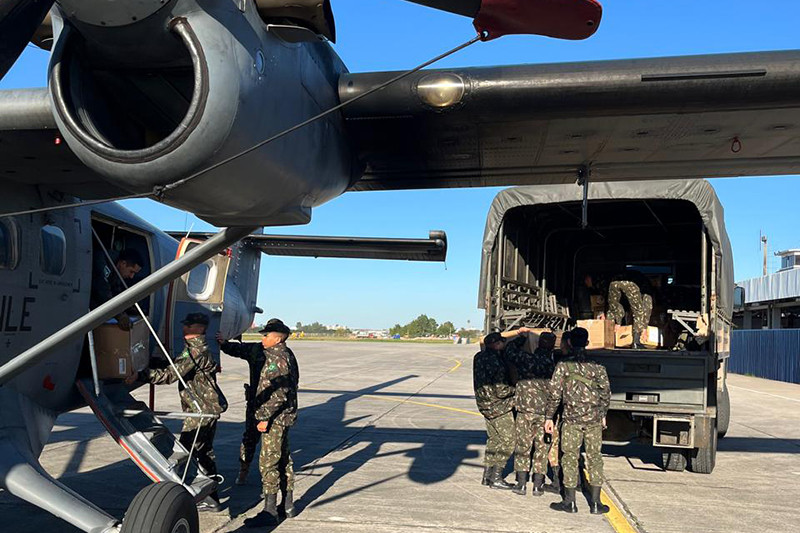 La Fach Ofrece Apoyo Satelital A Brasil Y Traslada Ayuda Humanitaria En