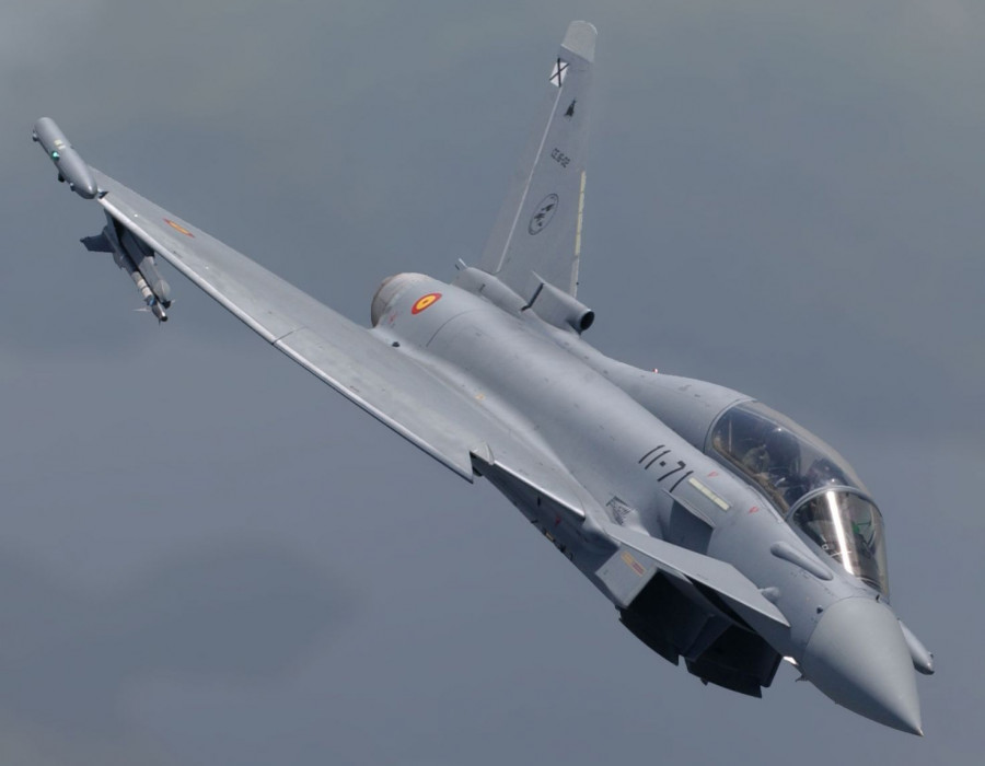 Caza de combate Eurofighter. Foto: Ejército del Aire