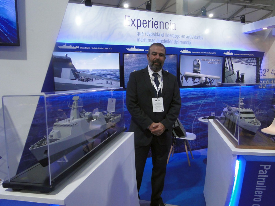 Oded Breir, vicepresidente de marketing de Israel Shipyards. Foto: Nicolás García Infodefensa.com