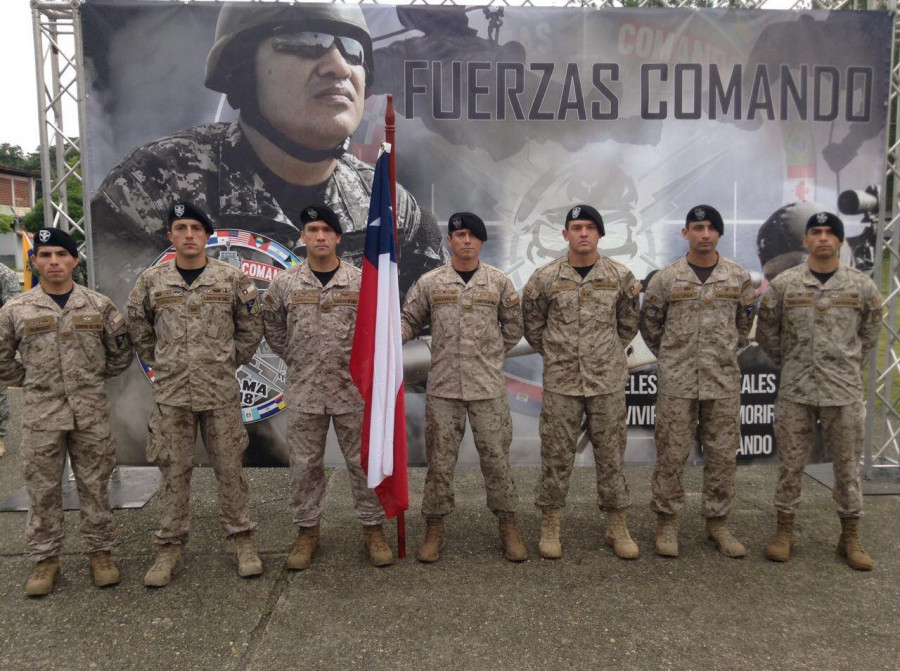 El equipo chileno espera lograr un gran desempeño y demostrar sus capacidades en este evento internacional. Foto: Ejército de Chile