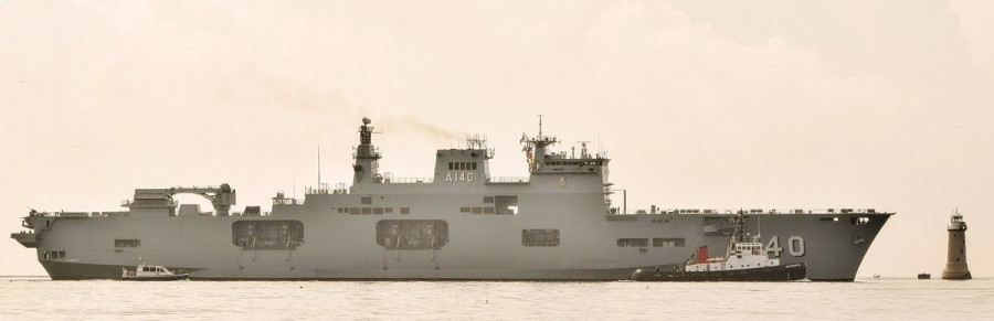 El PHM A-140 Atlántico, al ser incorporado a la Marina de Brasil, se convirtió en el FlagShip de la Escuadra.
