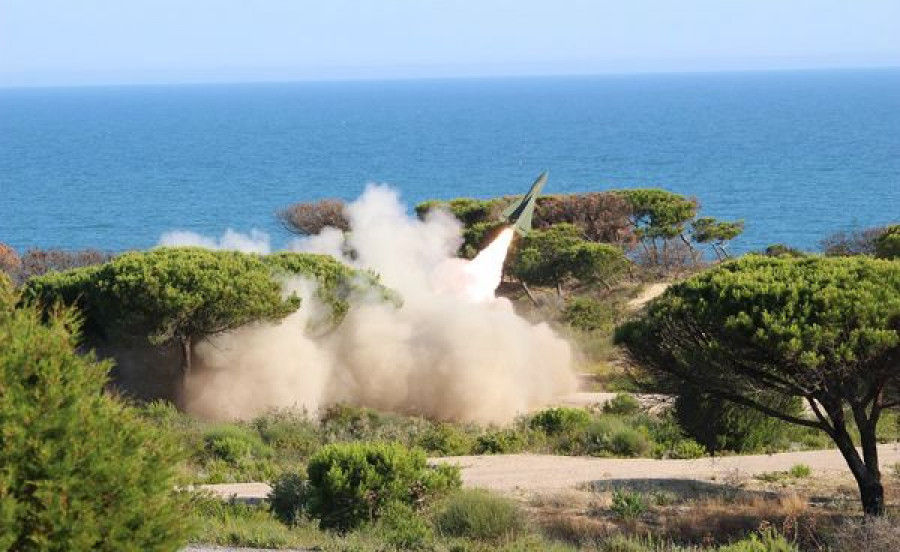 Lanzamiento de misil Hawk. Foto: Ejército de Tierra