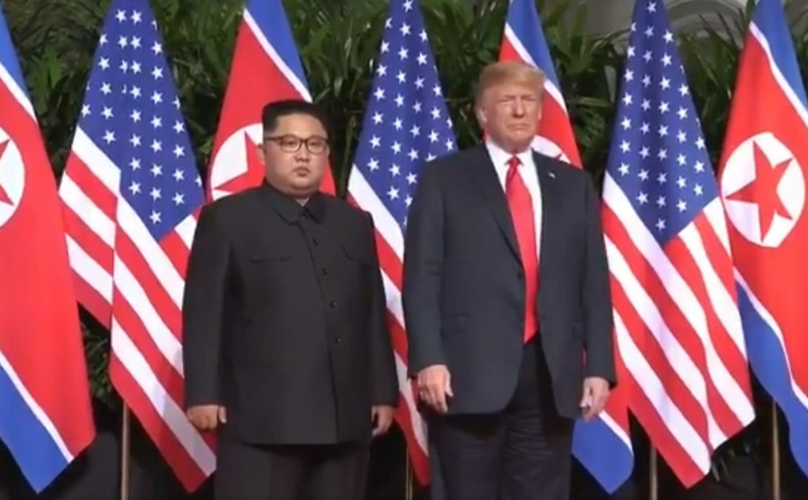 Encuentro entre Kim-Jong un y Trump. Foto: Departamento de Estado