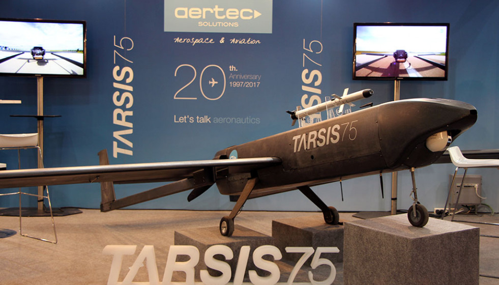 El dron Tarsis 75 de Aertec Solutions