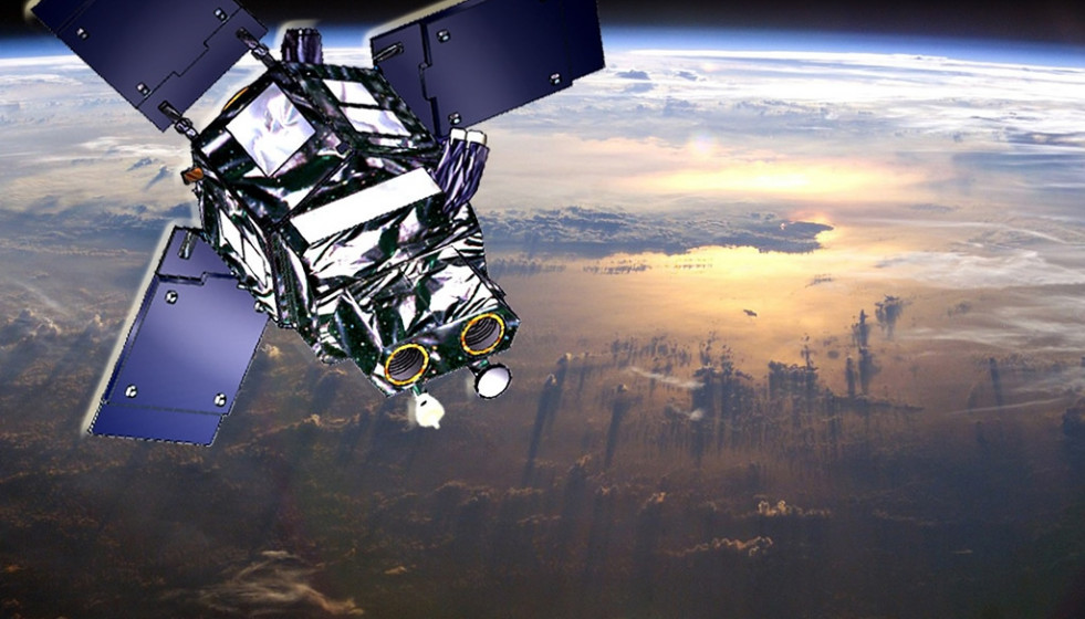 Reproducción virtual del satélite Ingenio. Foto: Hisdesat