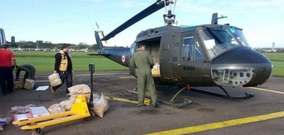 Un UH-1H Iroquois de la Fuerza Aérea Paraguaya como el accidentado. Foto: FAP.