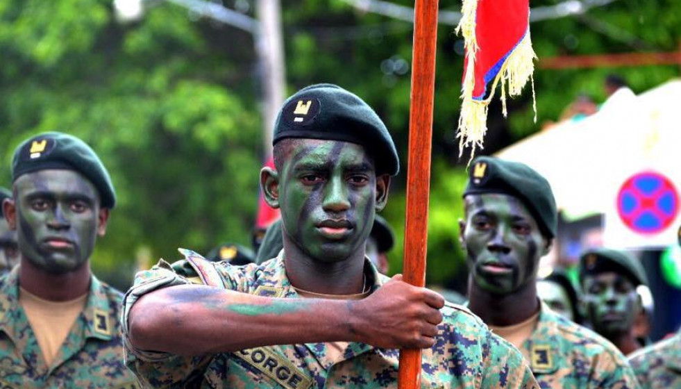 Efectivos del Cuerpo de Ingenieros de las Fuerzas Armadas haitianas. Foto: Ministère de la Défense d´Haïti.