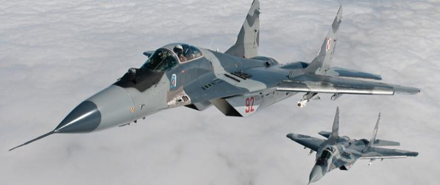 Polonia entrega todos sus cazas MiG-29 a EEUU para que pueda enviarlos a Ucrania