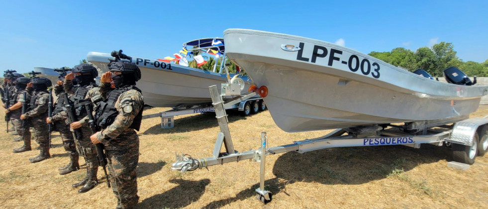 EE.UU. dona tres botes a la Fuerza Naval de Guatemala