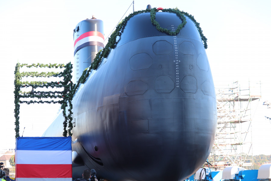 Submarino construido por TKMS para Egipto. Foto. TKMS