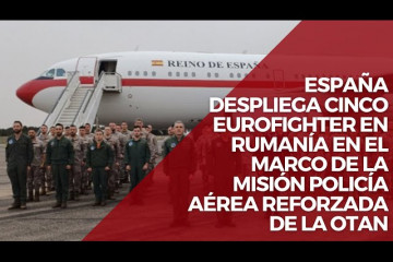 España despliega cinco Eurofighter en Rumanía en el marco de una misión de la OTAN