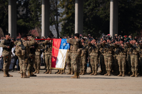 Juramento a la Bandera 2024 Firma Prensa Presidencia de Chile