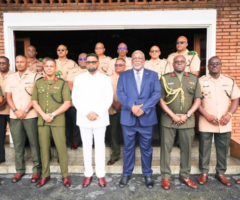 Guyana FzaDefensa Presidente Ali Office of the President