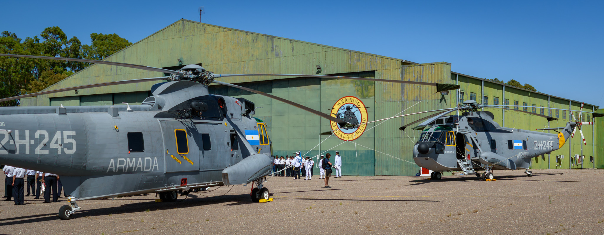 Un Sea King de la Armada Argentina sufre un incidente en la Ant rtida