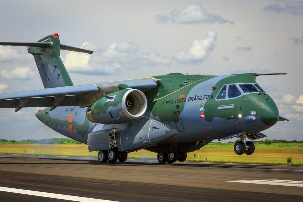 Avión KC-390. Foto Embraer