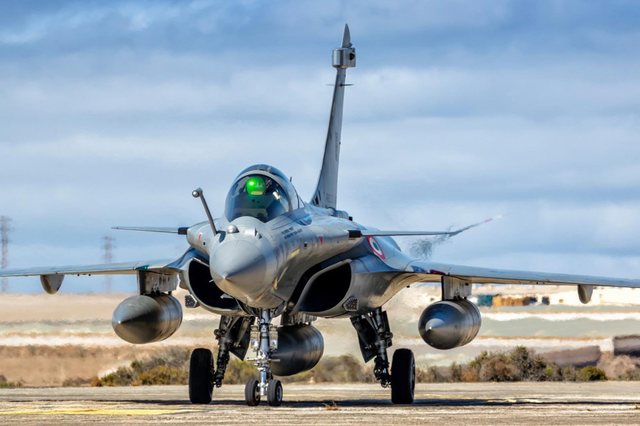 Avión de combate Rafale. Foto Dassault Aviation