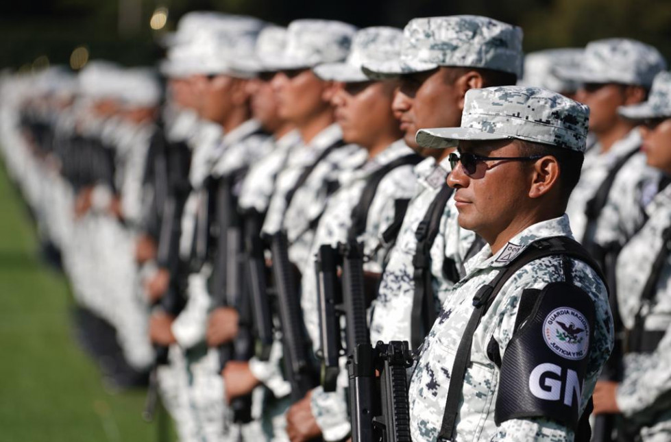 Efecitvos de la Guardia Nacional. Foto Sedena