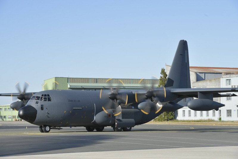 Avión KC-130J francés. Foto Ministerio de las Fuerzas Armadas de Francia