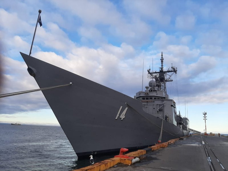 La fragata antiaérea clase Adelaide FFG-14 Almirante Latorre, ex RAN. Foto Armada de Chile