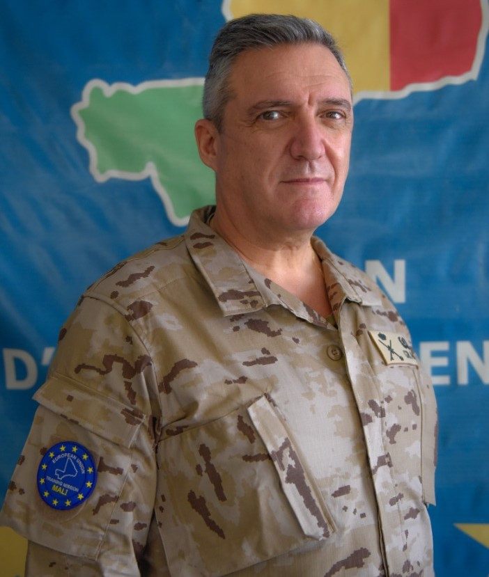 Jefe de la misión EUTM Mali, general de brigada Fernando Gracia. Foto EUTM Mali