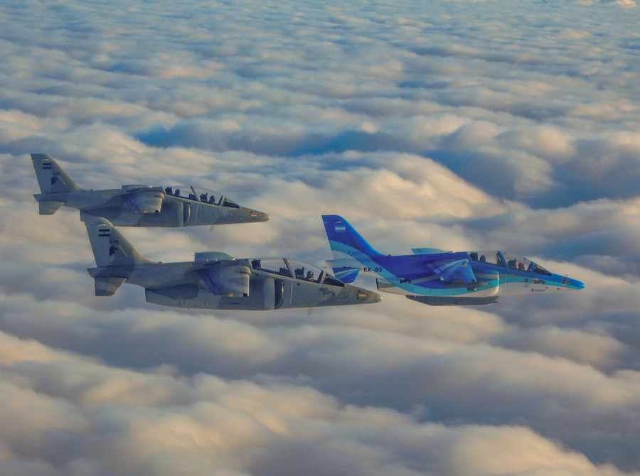 Aviones Pampa de la Fuerza Aérea Argentina. Foto FAA