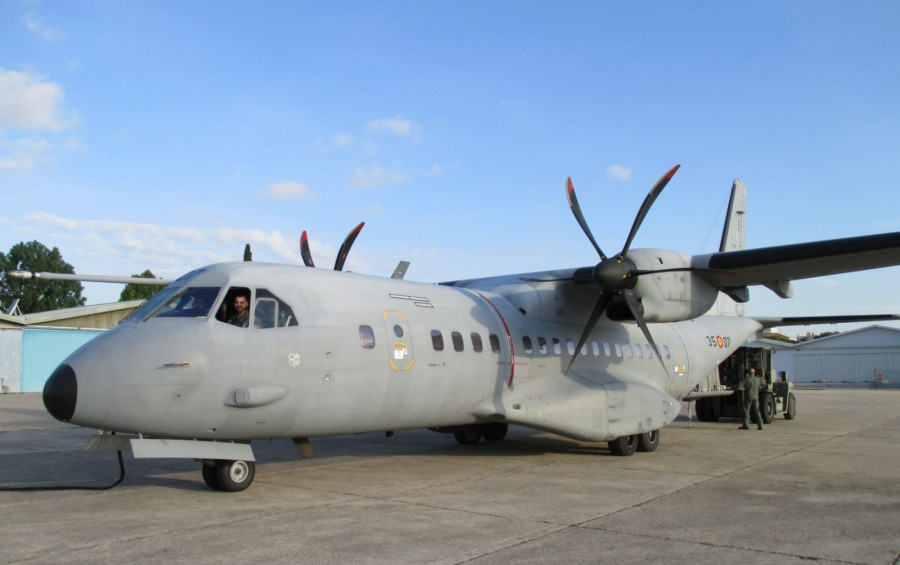 Avión de transporte C-295. Foto Ejército del Aire