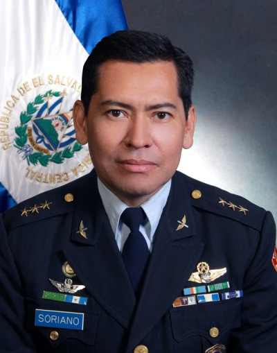 El jefe de la Fuerza Aérea Salvadoreña FAS, coronel Pablo Soriano. Foto FAS