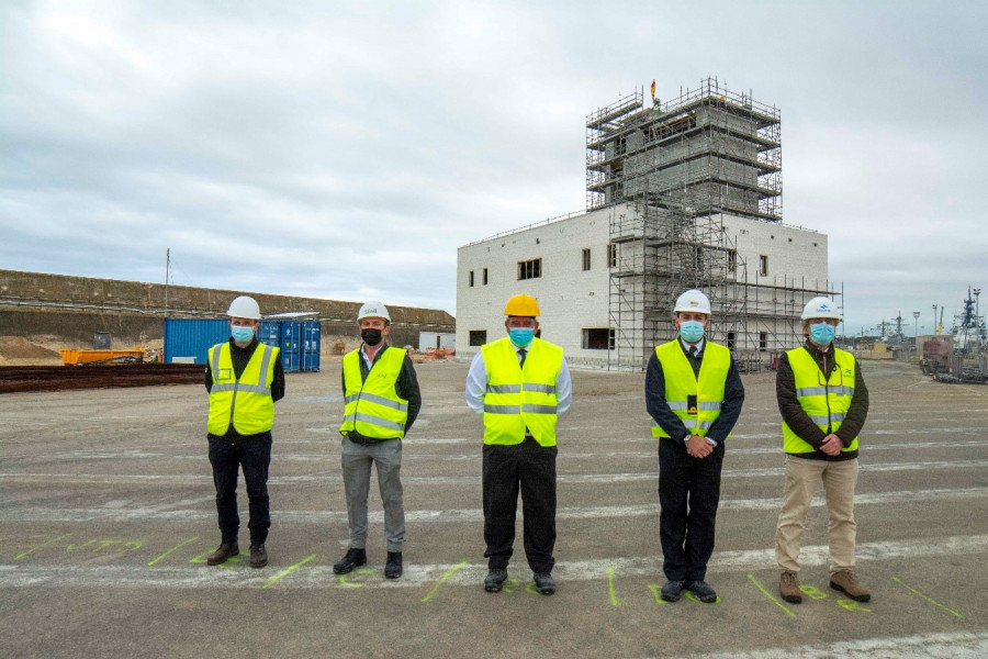 Acto de puesta de bandera del CIST. Foto Navantia