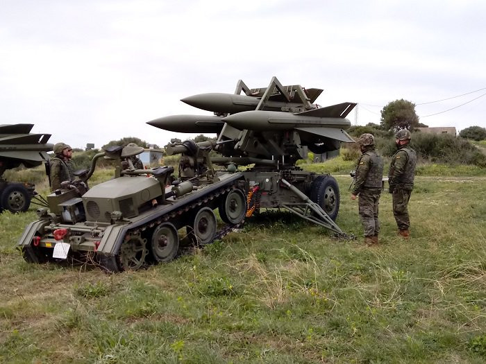 Batería de misiles Hawk. Foto Ejército de Tierra