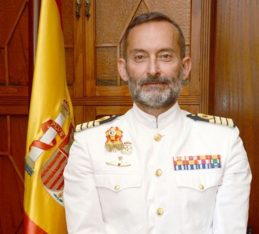 Capitán de navío Ernesto Zarco, jefe del Arma Submarina. Foto Armada española