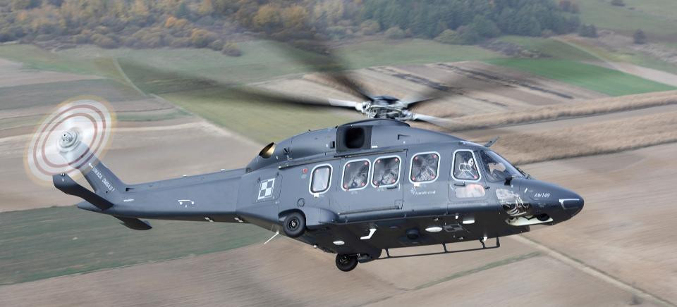 Helicóptero AW149. Foto Leonardo