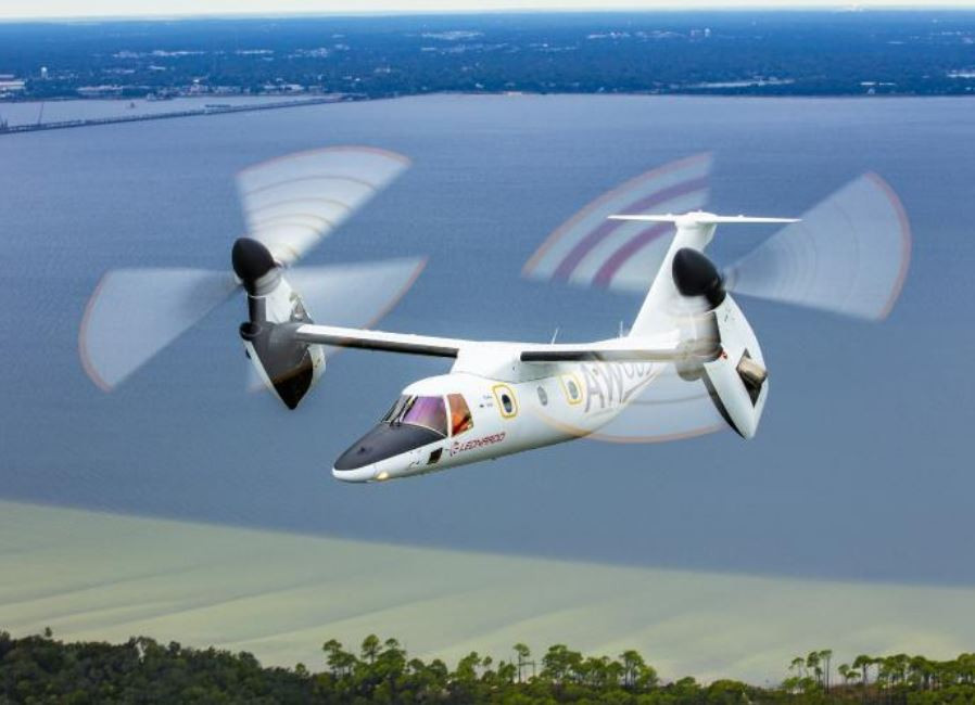 Convertiplano AW609. Foto Leonardo