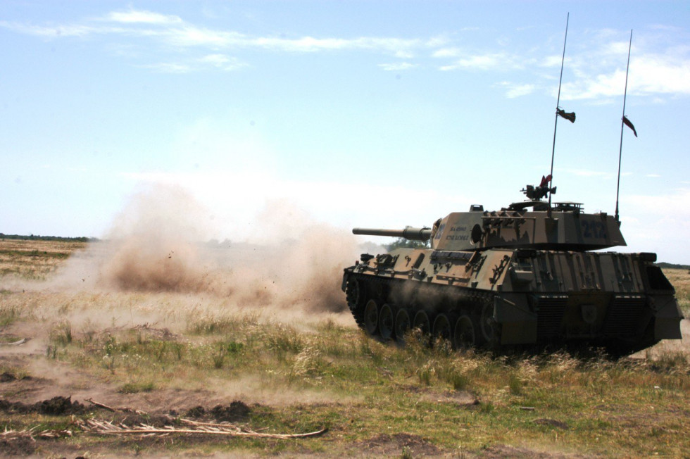 Un VC TAM en el Regimiento de Caballería de Tanques 8. Foto Ejército Argentino