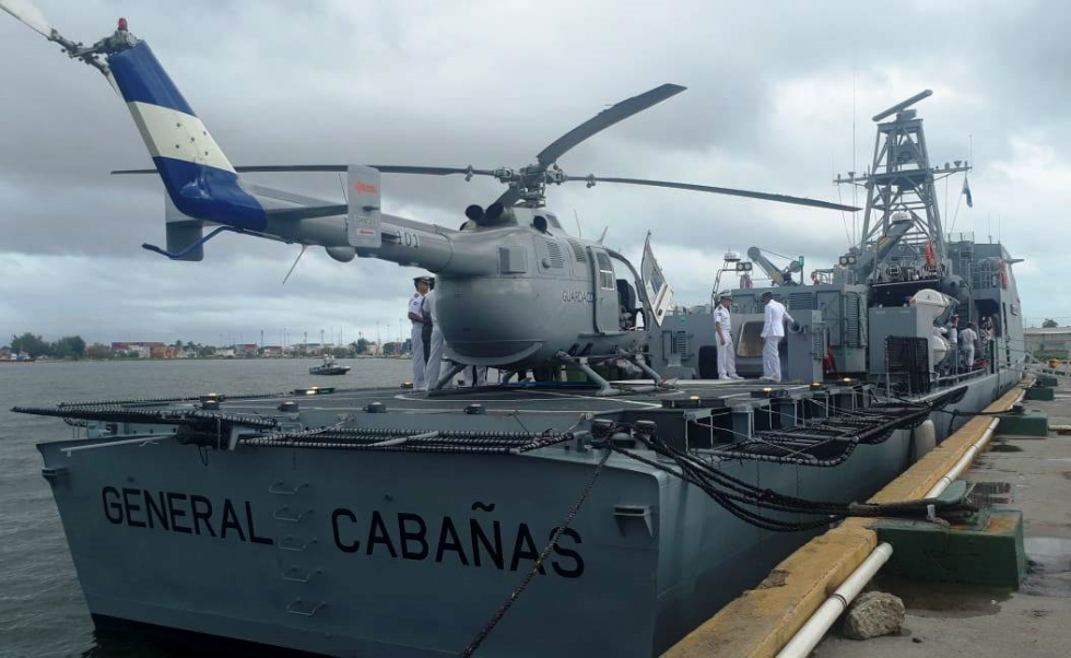 OPV 62M adquirido por Honduras a Israel Shipyards. Foto Secretaría de Defensa de Honduras.