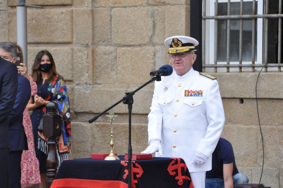 Toma de posesión del vicealmirante Ignacio Frutos. Foto: Armada