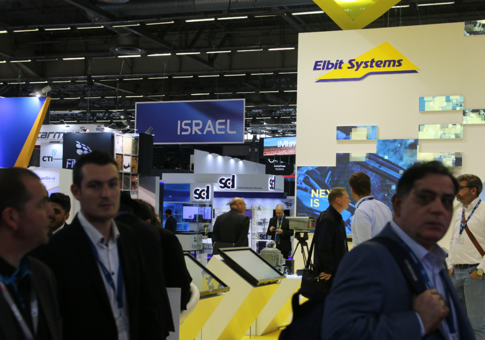 Stand de Elbit Systems en la feria Eurosatory 2018. Foto: Ginés Soriano Forte  Infodefensa.com