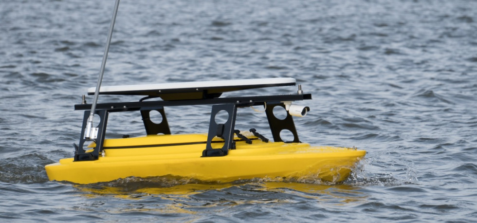 USV GeoSwath 4R de Kongsberg Maritime. Foto: Kongsberg