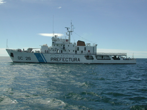 El guardacostas Thompson. Foto: Prefectura Naval