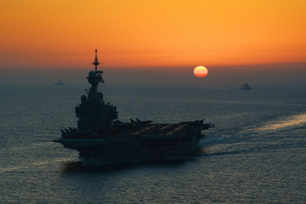 Portaaviones francés Charles de Gaulle. Foto: Marina Nacional de Francia