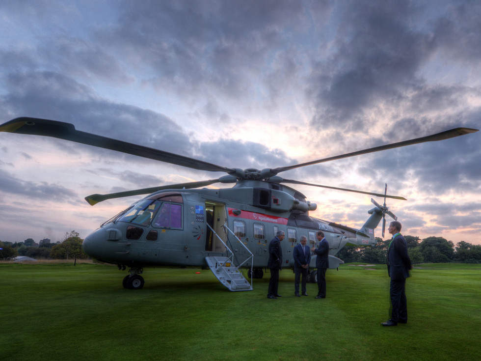 Helicóptero AW101. Foto: Finmeccanica