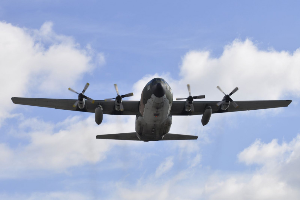 Un Hercules C-130 de la Fuerza Aérea. Foto: FAA