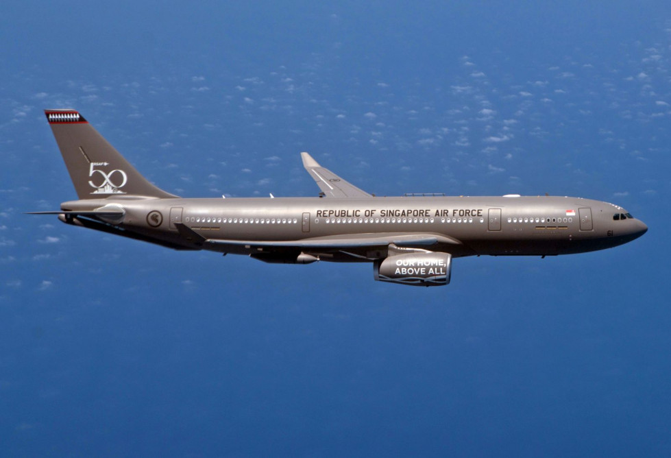 Avión cisterna A330 MRTT de Singapur: Foto: Airbus