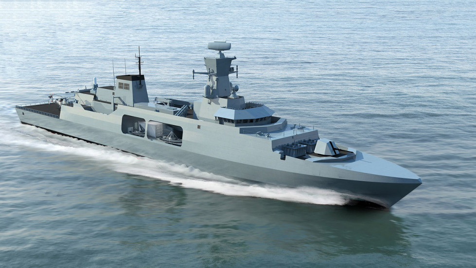 Diseño conceptual de fragata Leander. Imagen: BAE Systems