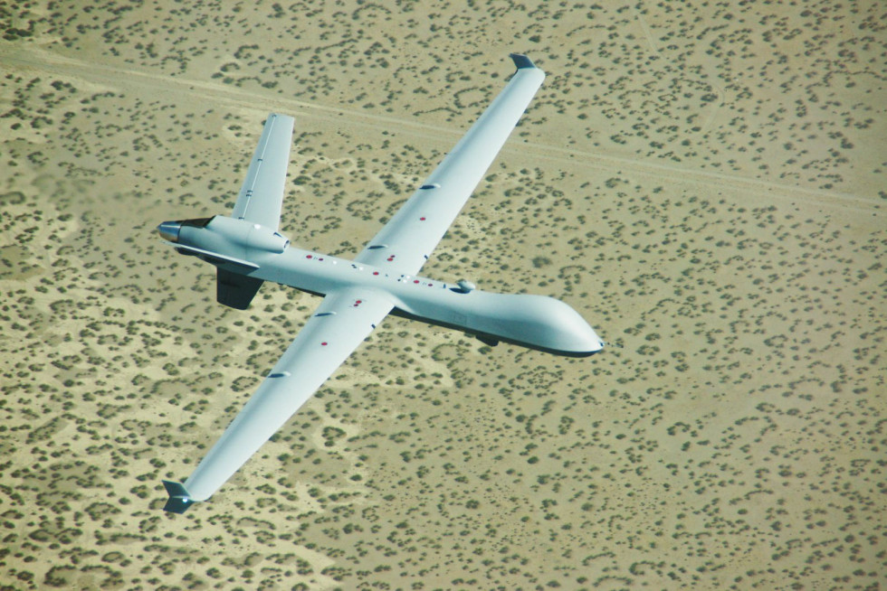 Sistema RPAS MALE MQ9 Predator B. Foto: General Atomics