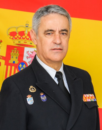 El contralmirante Antonio Piñeiro Sánchez. Foto: EMAD