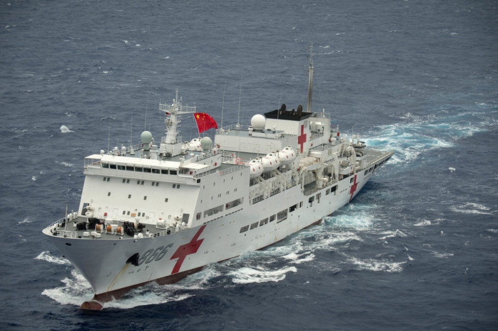 El Arca de la Paz en el ejercicio naval internacional Rimpac 2016. Foto: United States Navy