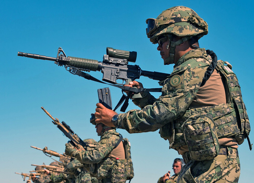 Por primera vez 10 mujeres mexicanas de la armada participan sin restricciones en Rimpac. Fotos Semar.