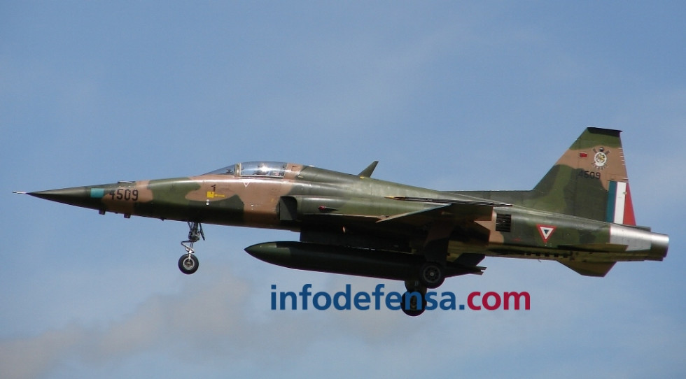 El remplazo del F-5 Mexicano es uno de los programas industriales mas esperados en la zona LATAM. Foto JAQC.