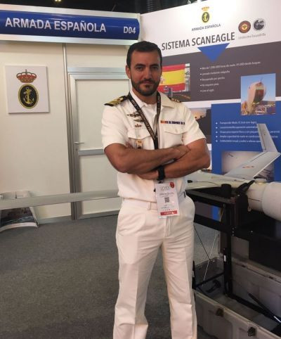 Lieutenant Commander Santiago Juan Yáñez Gómez.